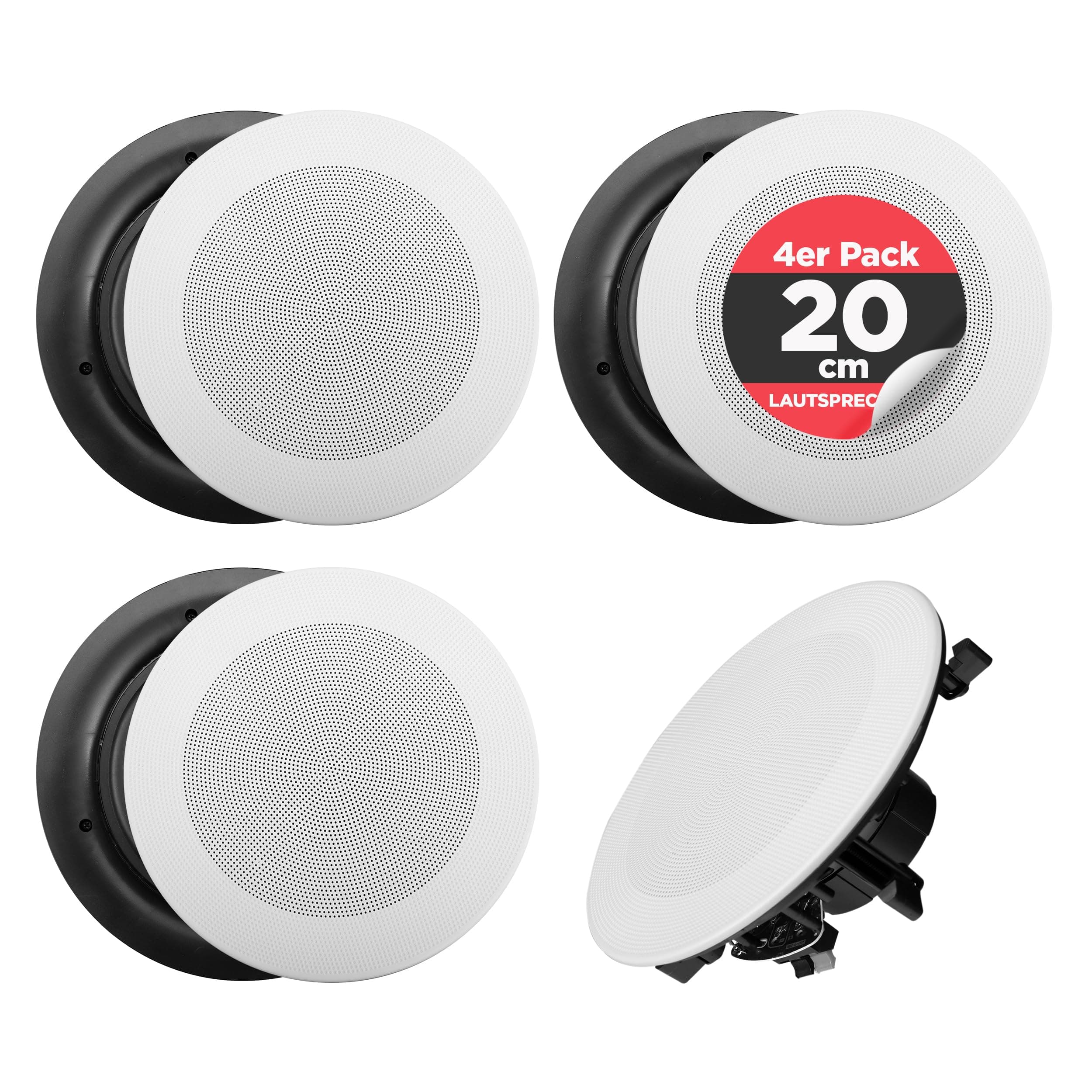 Pyle 20cm- Deckeneinbaulautsprecher mit Bluetooth 🎵🔊