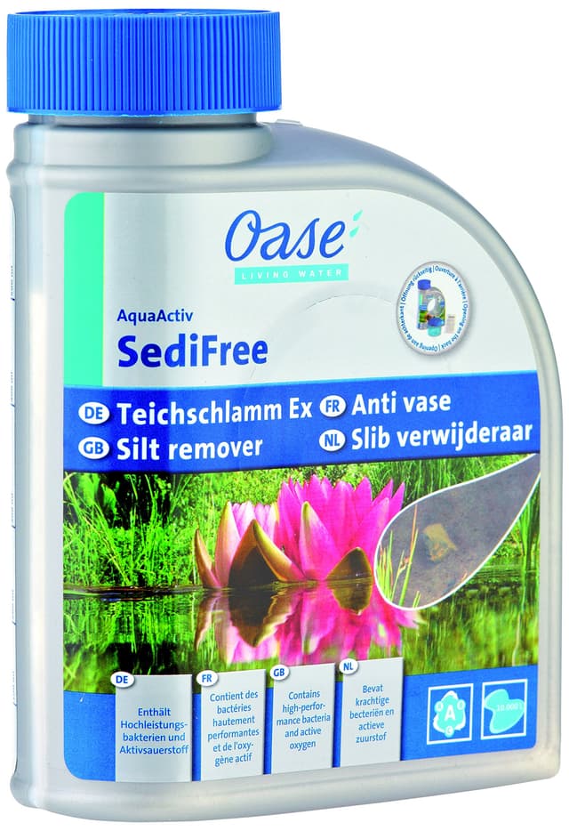🌿 OASE 50560 AquaActiv SediFree 500 ml - Hochleistungsbakterien zum Abbau organischer Schlammablagerungen 🌊