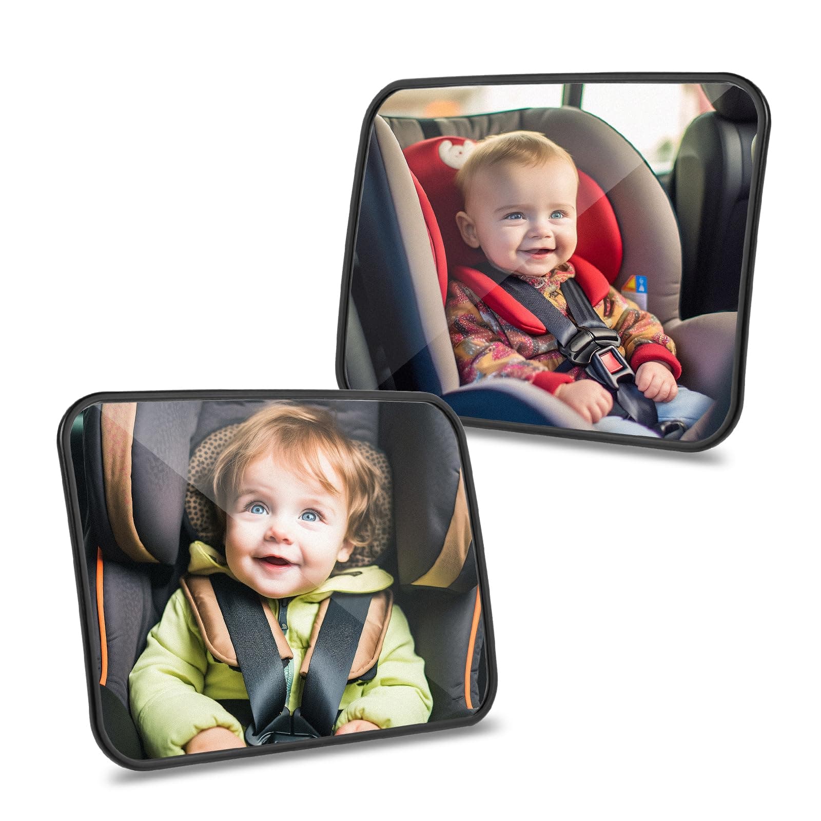 👶 Romon Rücksitzspiegel für Babys - 2Pcs 👶