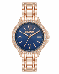 🌟 Steve Madden Frauen Armbanduhr Marineblau/Roségold 🌟