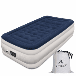 🌟 Blackace Arteesol Luftmatratze Gästebett Selbstaufblasend - Luftmatratze 1 Person Gästebett Doppel Aufblasbare Doppelmatratze mit Eingebauter Elektrischer Pumpe 🌟