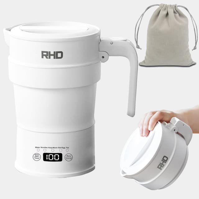 Faltbarer Reisewasserkocher Klein - Smart Camping Wasserkocher 0.7L 🏕️