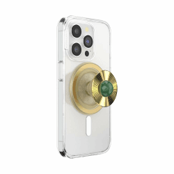 📱 PopSockets Phone Grip für MagSafe mit Kickstand - Gem Brooch Jade