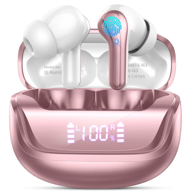 🎧 Bluetooth Kopfhörer: Kabellos, HiFi Stereo, ENC Noise Cancelling, IP7 Wasserdicht