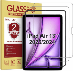 OMOTON Panzerglas für iPad Air 13 Zoll (2025/2024) - 2 Stück 📱🔒