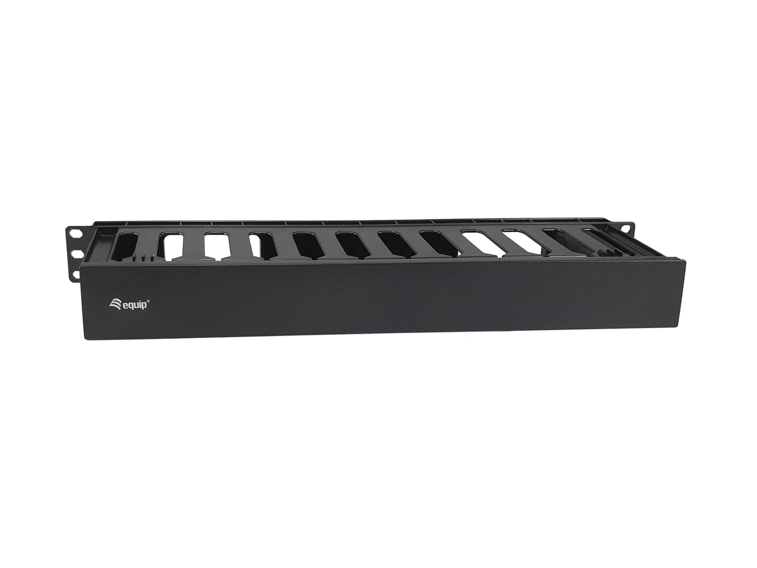 🔥 Super Deal! 19-Zoll-Rackmontage-Kabelmanagement-Panel, schwarz