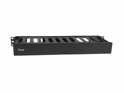 🔥 Super Deal! 19-Zoll-Rackmontage-Kabelmanagement-Panel, schwarz