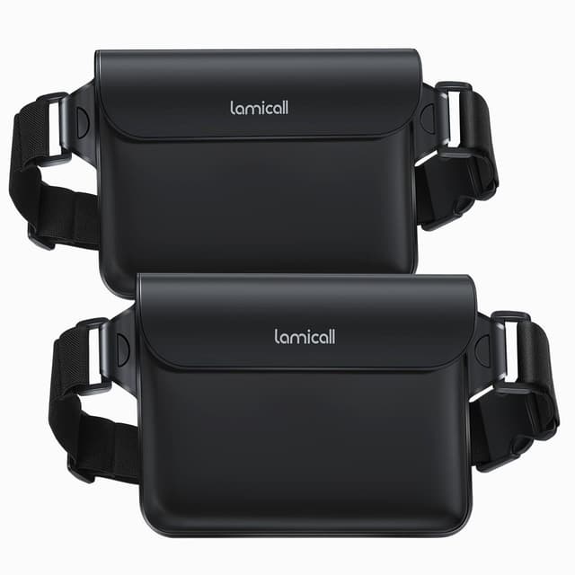 Lamicall Wasserdichte Tasche - IPX8 Waterproof Bag [2 Stück] - Schwarz 🏄️