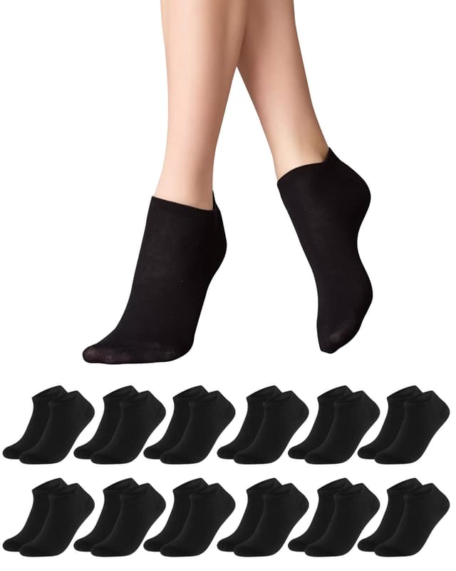 Libella Sneaker Socken Damen & Herren 12 Paar Baumwolle Kurze Socken 🧦👟