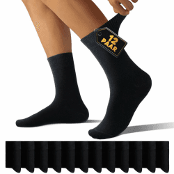 TUUHAW Socken Herren Damen (12 Paar) 🧦🖤