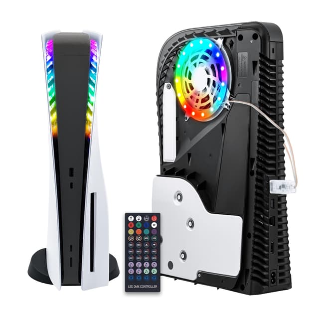 McBazel PS5 Pro/PS5 Slim/PS5 LED Beleuchtung 🎮🌈