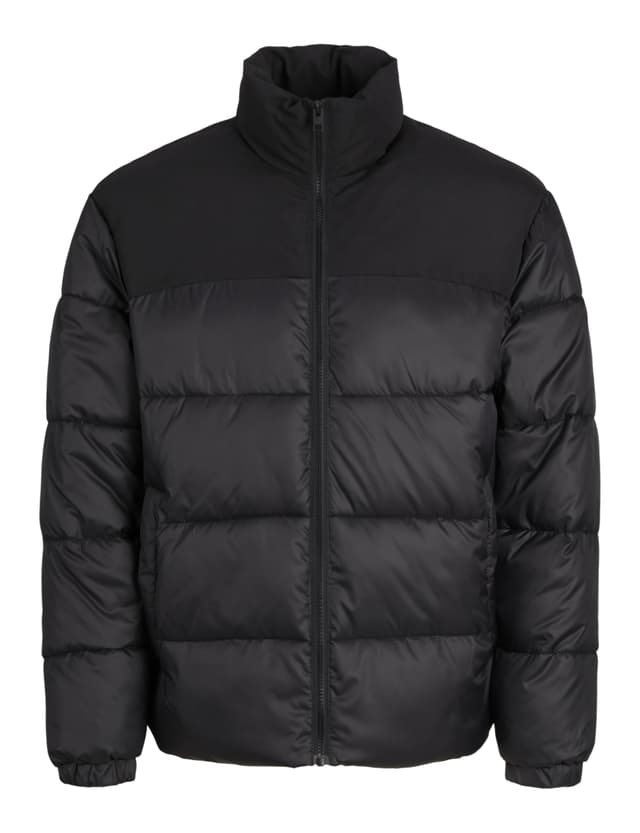 🔥 Riesiges Angebot! JACK&JONES PLUS Herren Jjmoon Stand Collar Puffer Pls Pufferjacke 4XL Schwarz 🔥