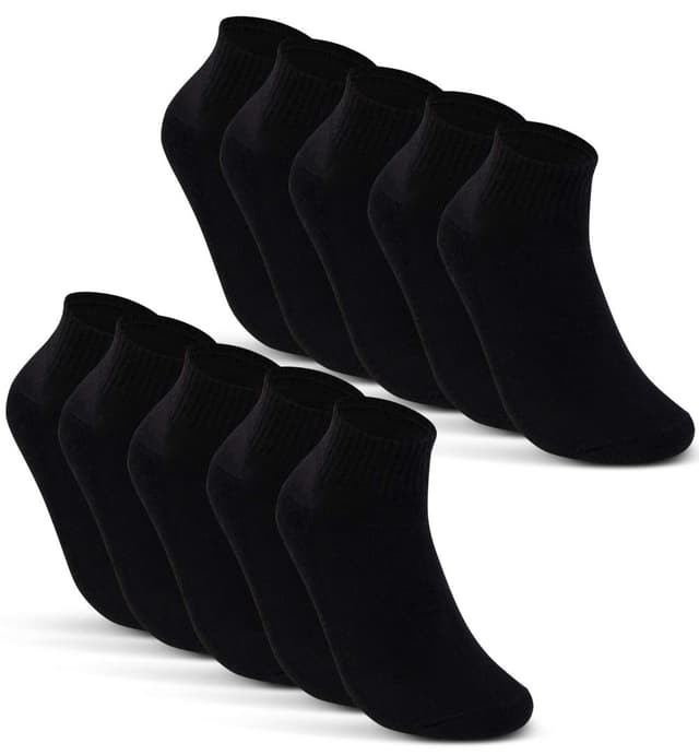 🧦 10 Paar Sneaker Socken Quarter Sportsocken Herren & Damen