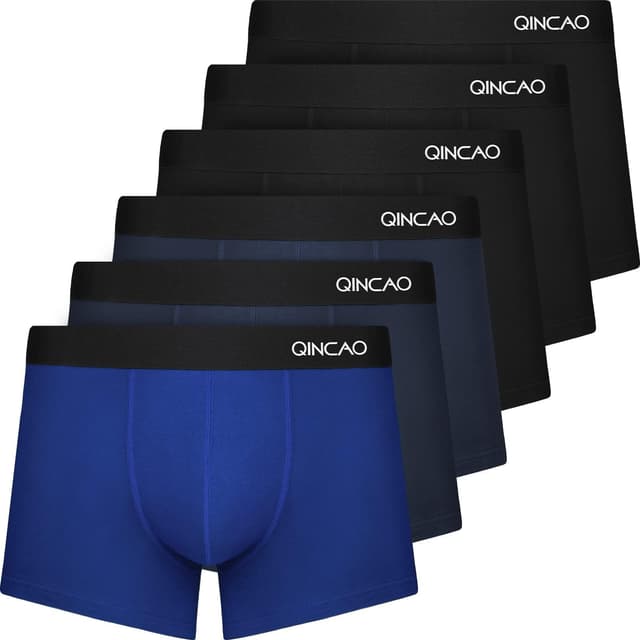 🔥 Angebot: QINCAO Boxershorts Herren 6er Pack XL Mix Q07