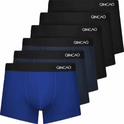 🔥 Angebot: QINCAO Boxershorts Herren 6er Pack XL Mix Q07