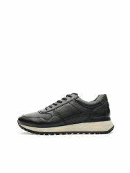 👟 ARA Herren Meo Sneaker 40 EU Weit Schwarz Blau - Sonderangebot!