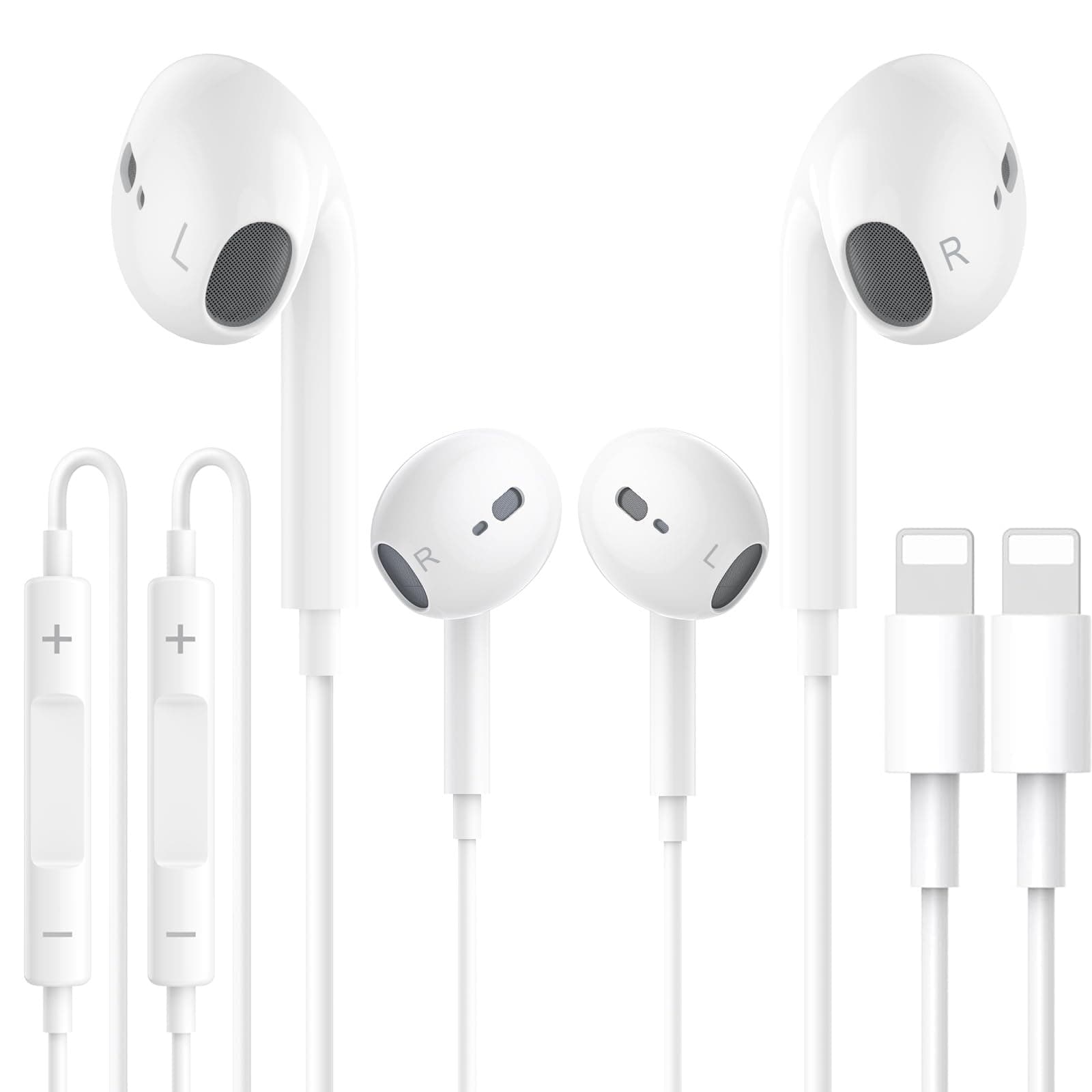 Sonderangebot: 2er Pack iPhone Kopfhörer mit Kabel 🎧📱