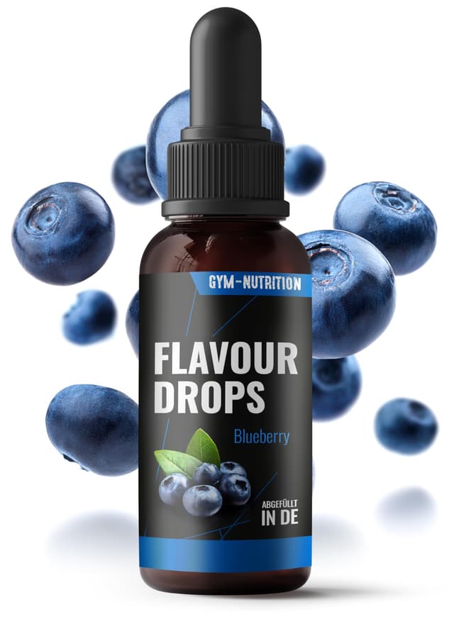 Flavour Drops Heidelbeer | Zuckerfrei | Gym Nutrition 🍇👌