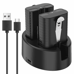 🔋🔌 2 Batterien mit Ladestation für Ring Doorbell - Top Angebot!