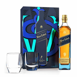 🥃🎁 Exklusives Angebot: Johnnie Walker Blue Label, Blended Scotch Whisky in Edler Geschenkbox