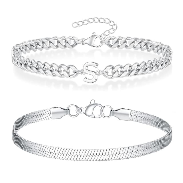 ZENGSING Herren Armband Set 🎁 Premium Edelstahl Armbänder 🎉 Geschenk für Männer 🎈