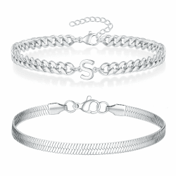 ZENGSING Herren Armband Set 🎁 Premium Edelstahl Armbänder 🎉 Geschenk für Männer 🎈
