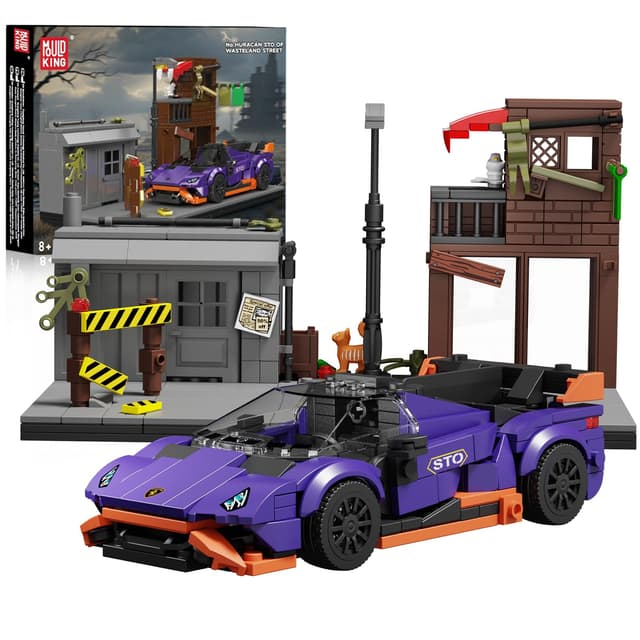 Mould King Speed Champion STO & Stadt Baukasten | Coole Fahrzeuge Modell Spielzeug