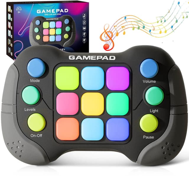 🎮 Azyh Handheld-Spielekonsole, Quick Press Spiel Fidget Toys für Kinder Erwachsene, Pop Game Elektronisches Spiel Antistress Spielzeug Geschenke für Kids Grau 🎁