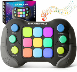 🎮 Azyh Handheld-Spielekonsole, Quick Press Spiel Fidget Toys für Kinder Erwachsene, Pop Game Elektronisches Spiel Antistress Spielzeug Geschenke für Kids Grau 🎁