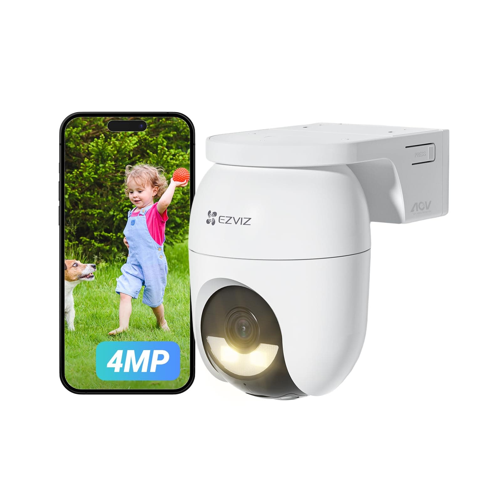 🌞📷 EZVIZ CB8 4MP Solar/Akku Überwachungskamera Aussen 🏡🔒