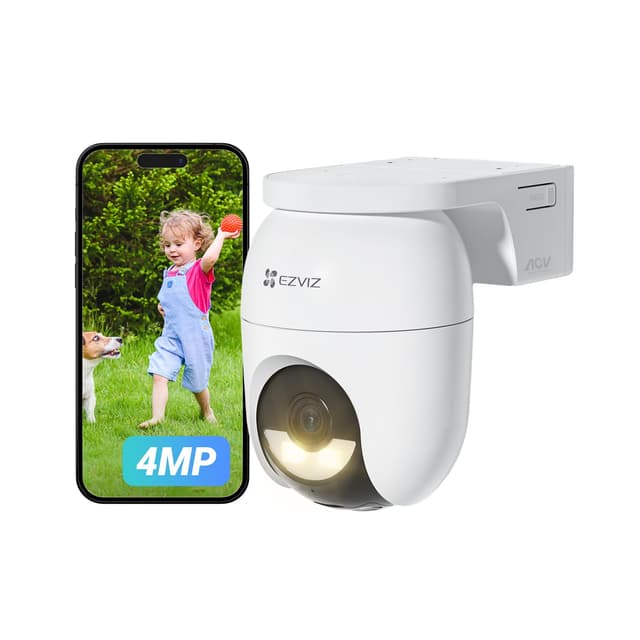 🌞📷 EZVIZ CB8 4MP Solar/Akku Überwachungskamera Aussen 🏡🔒