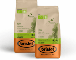 Bristot Kaffeebohnen BIOLOGISCH - 1 kg - Aroma von Schokolade und Mandeln 🌿☕