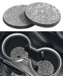 🚗🌟 Flaconi 2PCS Auto Untersetzer - Auto Zubehör Innenraum Frauen
