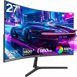 🎮 Gawfolk Curved Gaming Monitor 27 Zoll 180Hz Full HD 1080P 🖥️