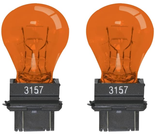 🚴‍♂️ CyclingColors 2x Glühbirne 3157 12V P27/7W W2.5x16q 32/3CP S25q Orange Glühlampe