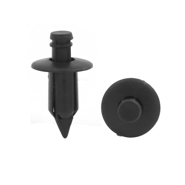 Angebot: 50PCS Schwarz Plastic Tür Trim Push Pins 🚗