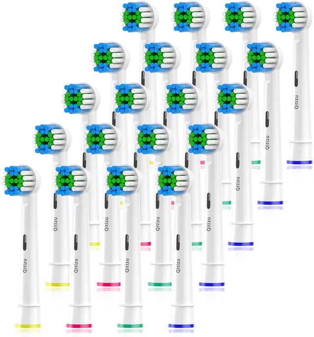 Qitizu Aufsteckbürsten für Oral B Elektrische Zahnbürste - 20er Pack