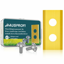 HAUSPROFI 60x Titan Mähroboter Messer Ersatzklingen 🌿🔧🪚