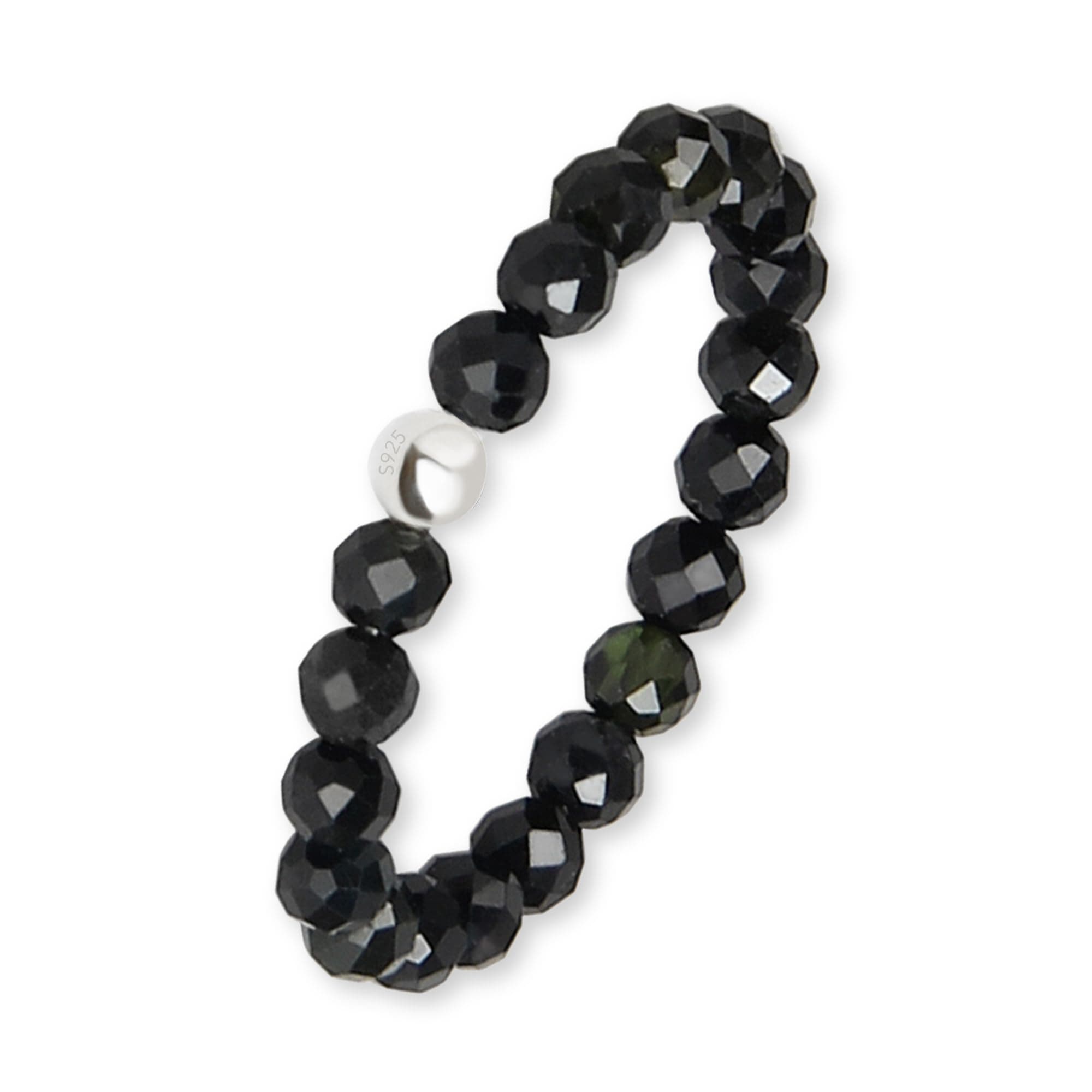 🌿 GD GOOD.designs Anti Stress Ring aus Naturstein Perlen für Damen - Elastische Anxiety Rings 🌸 Fidget Ringe