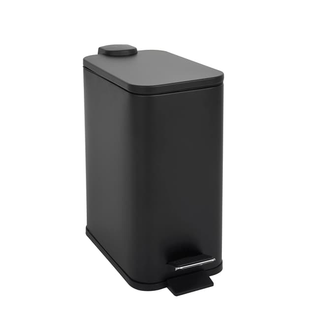 🗑️🏡 SVITA ST5 Mülleimer Treteimer Tretmülleimer Abfalleimer 5l Schwarz 🏡🗑️