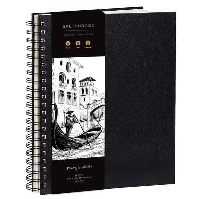 Großes Skizzenbuch für Künstler 🎨📒