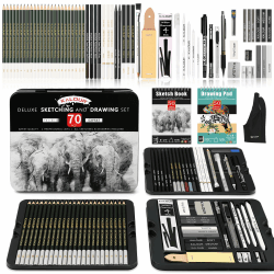 🎨 KALOUR 72-teiliges Skizzenzeichnungsstift-Set 🖌️