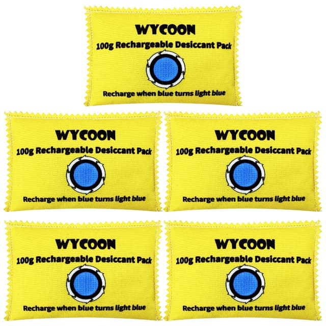 🌞 5Pack 100G Wiederaufladbare Entfeuchter - Schützen Sie Ihre Wertsachen! 🛡️