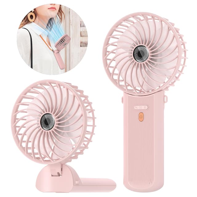 🌀 Lepwings Handventilator - Mini Ventilator USB Wiederaufladbar 🌀