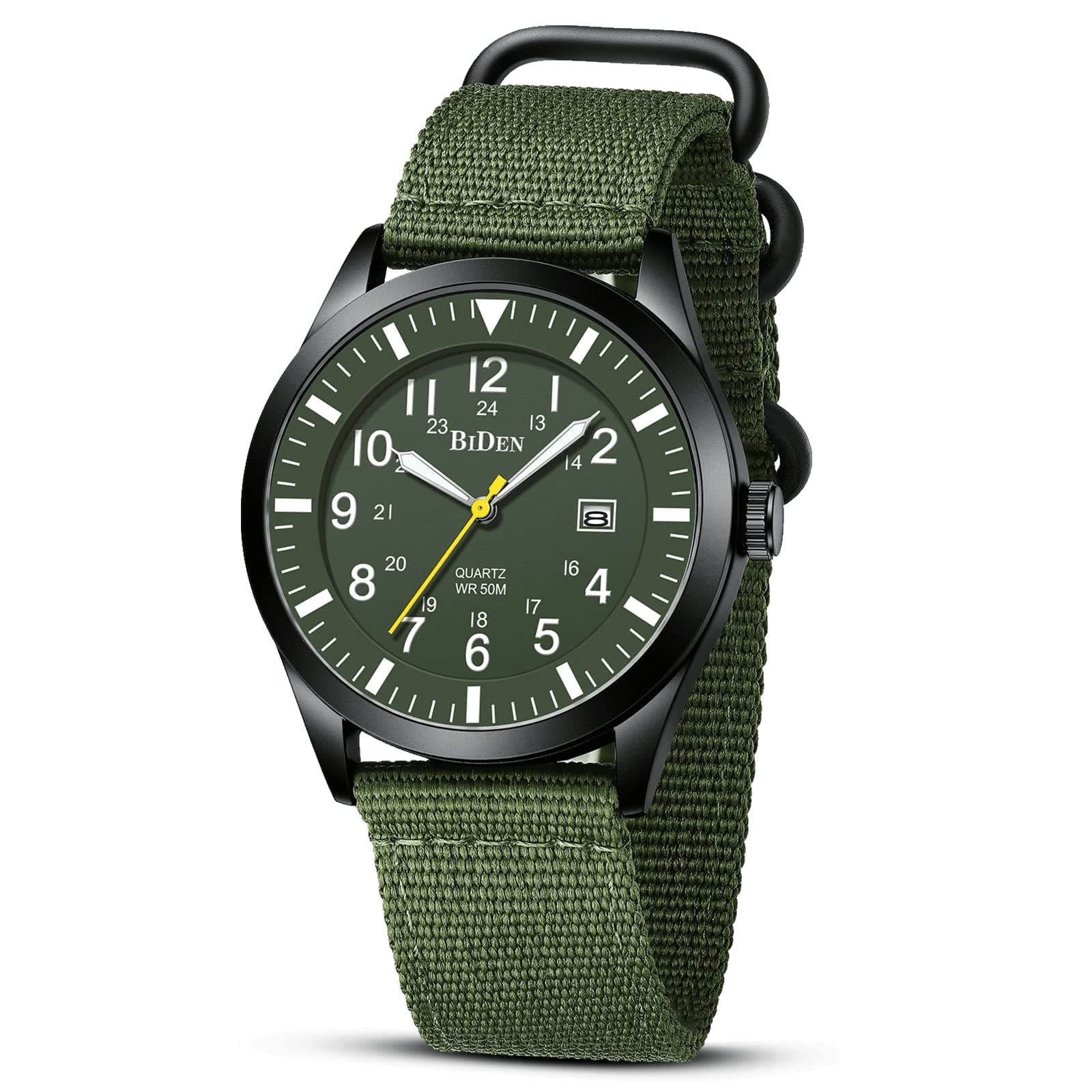 HANPOSH Herren Militär Uhr - Outdoor Sport Quarzuhr ⌚🌿
