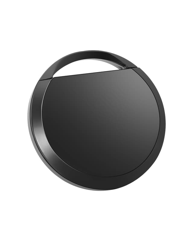 RUIZHI Airtag kompatibel mit Wo Ist App, Tracker nur IOS, Smart Tag für Gepäck,Fahrrad,Hund,Schlüssel,Kinder, Schwarz, 1 Stück Air Bluetooth Tracker 1-Stück-Schwarz (nur IOS)