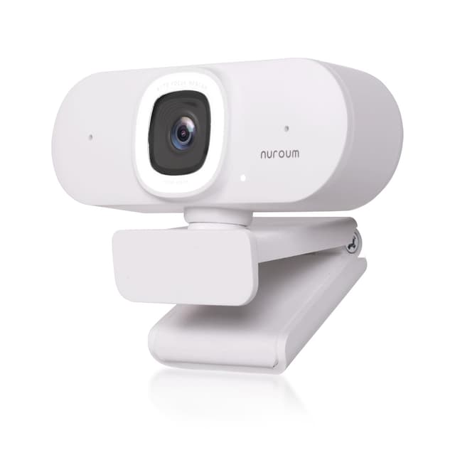 Nuroum V15-AFL Webcam mit Ringlicht und Autofokus 1080P 60fps