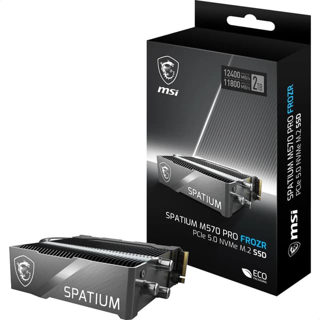 🚀 Angebot: MSI SPATIUM M570 PRO FROZR SSD 2TB mit Kühlkörper!
