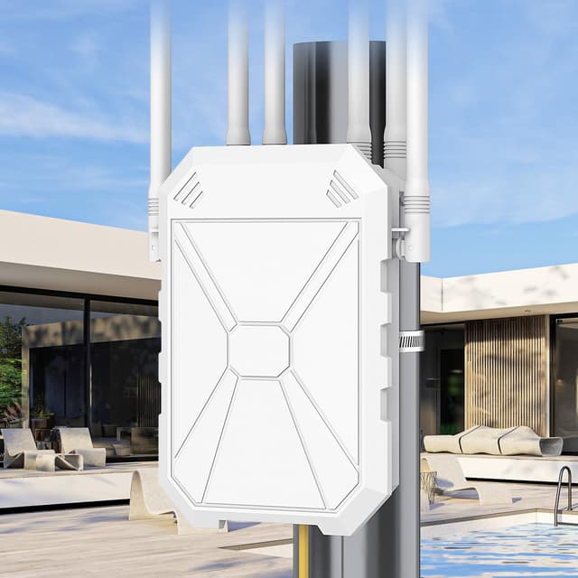 🚀 AX1800 Outdoor WLAN Repeater: Ultra-schnelle WiFi 6-Technologie & Allwettertauglich 🌧️