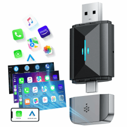 Volam 2-in-1 Carplay Wireless Adapter 🚗📱